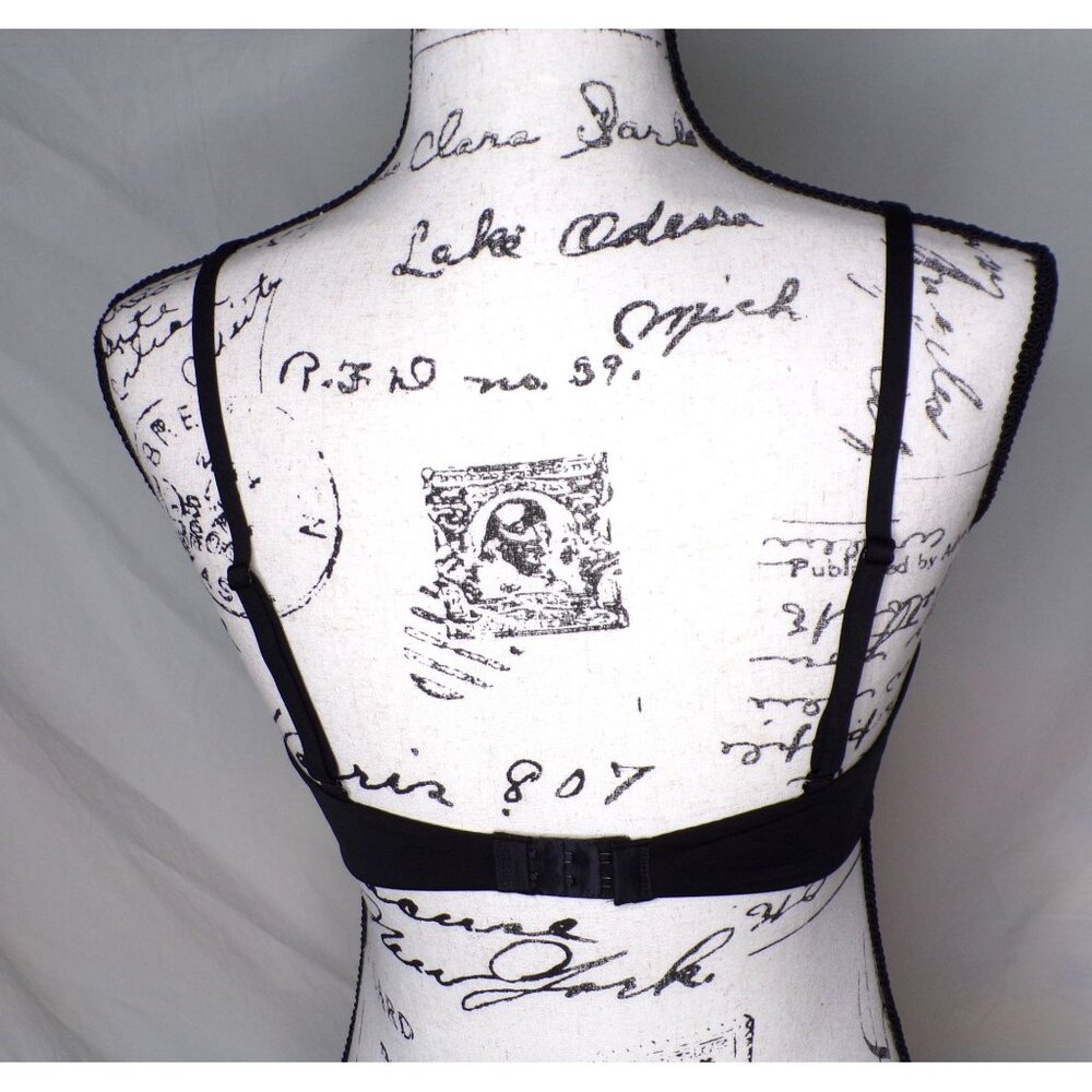 🆕CALVIN KLEIN Convertible Pure Micro Demi T-Shirt Bra 34C Black #QP25860 - Picture 6 of 8